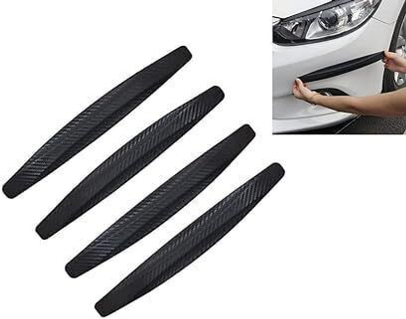 Decozare Rubber Car Bumper Guard(Black, Pack of 4, Force, Honda, Hyundai, Kia, Mahindra, Maruti, MG, Nissan, Skoda, TVS, Tata, Toyota, Universal For Car, City, Creta, Ertiga, i10, i20, Innova, Mahindra, Nexon, Santro, Swift Dzire, Universal For Car, WagonR)