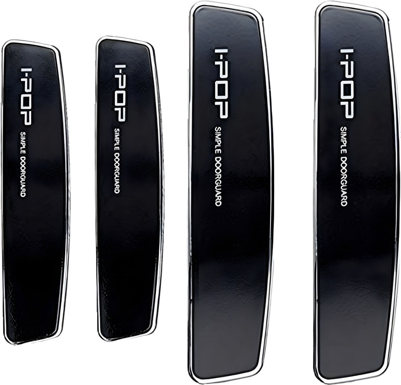 Radha Krishan Enterprises Plastic Car Door Guard(Black, Pack of 4 Pieces, Universal For Car, Universal For Car)