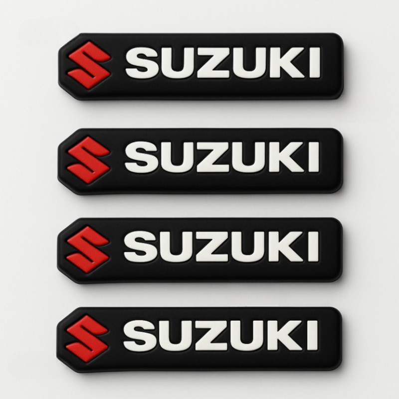 wheelyfine Silicone Car Door Guard(Black, Pack of 4, Universal For Car, Universal For Car)