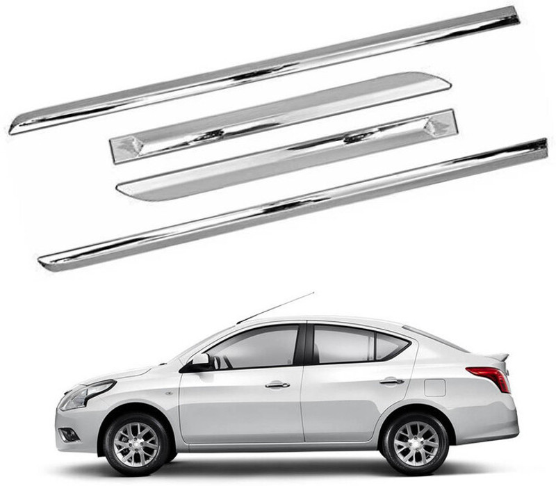 Shopone s/b full crome universal for Sunny Chrome Nissan Sunny Side Garnish