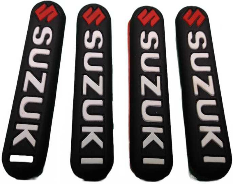 INDMOTIVE Silicone, Rubber Car Door Guard(Black, Red, Pack of 4, Maruti, Alto, Alto K10, Alto 800, BRZ, Baleno, Celerio, Ertiga, Ritz, Swift, Swift Dzire)