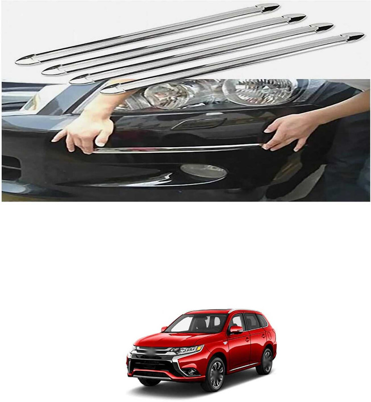 PRTEK Polypropylene Car Bumper Guard(Steel, Pack of 4, Universal For Car, Versa, Universal For Car)