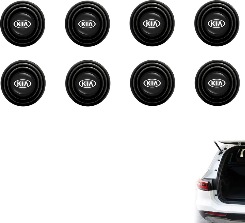 Avedia Silicone, Rubber Car Door Guard(Black, Pack of 8, Kia, Seltos GTK 1.4, Sonet, Universal For Car)