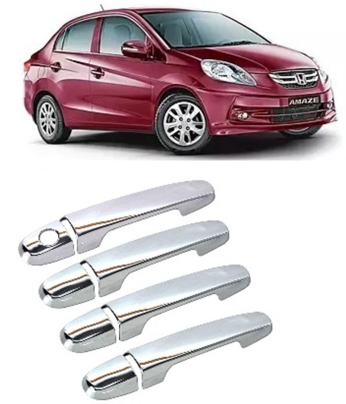 MOTOSHIELD Moto Shield Car Chrome Door Handle for AMAZE OLD Honda Car Door Handle(Pack of 4)