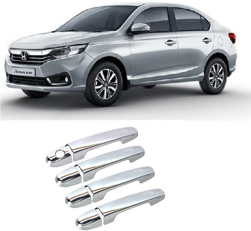 MOTOSHIELD Moto Shield Car Chrome Door Handle for AMAZE NEW Honda Car Door Handle(Pack of 4)