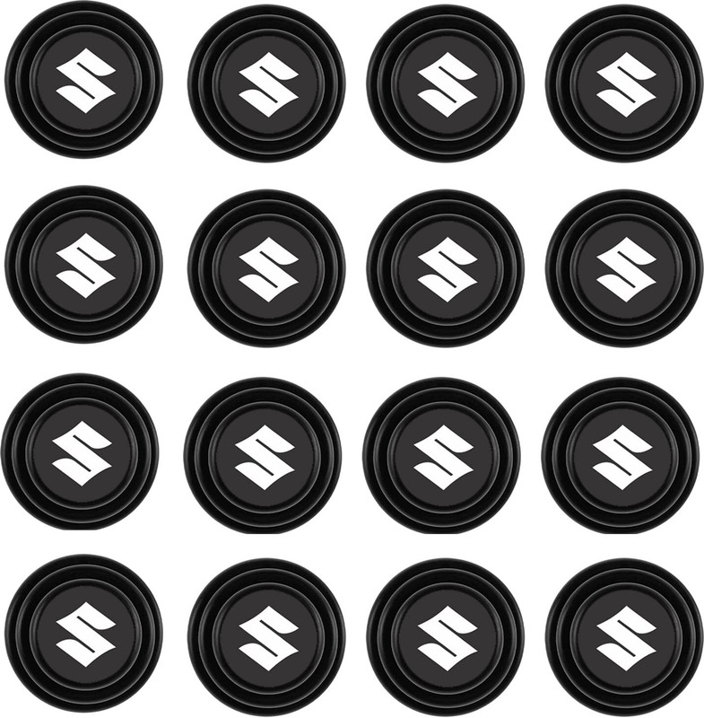 Allure Auto Set of 16 Car Door Shock Absorber, Door Edge Guard Bumper Cushion For Renault Car Door Panel(Black)