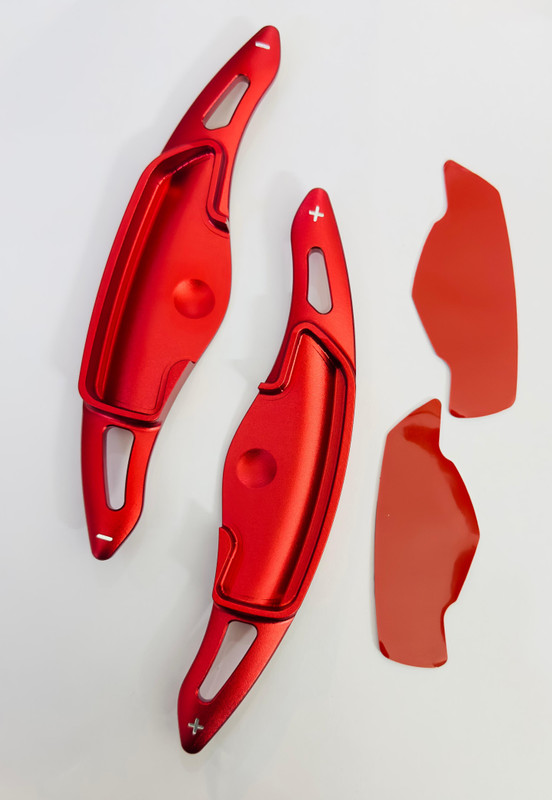 Auto MT Red CNC Metal Paddle-Shifter Car Interior Styling for Hyun.dai Creta 2020-2025. Car Flywheel