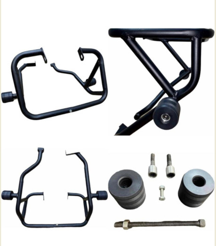 Auto MT Crashguard with Frame Slider Leg Guard for Ya-Maha Bike MT-15 Models V1 V2. Car Flywheel