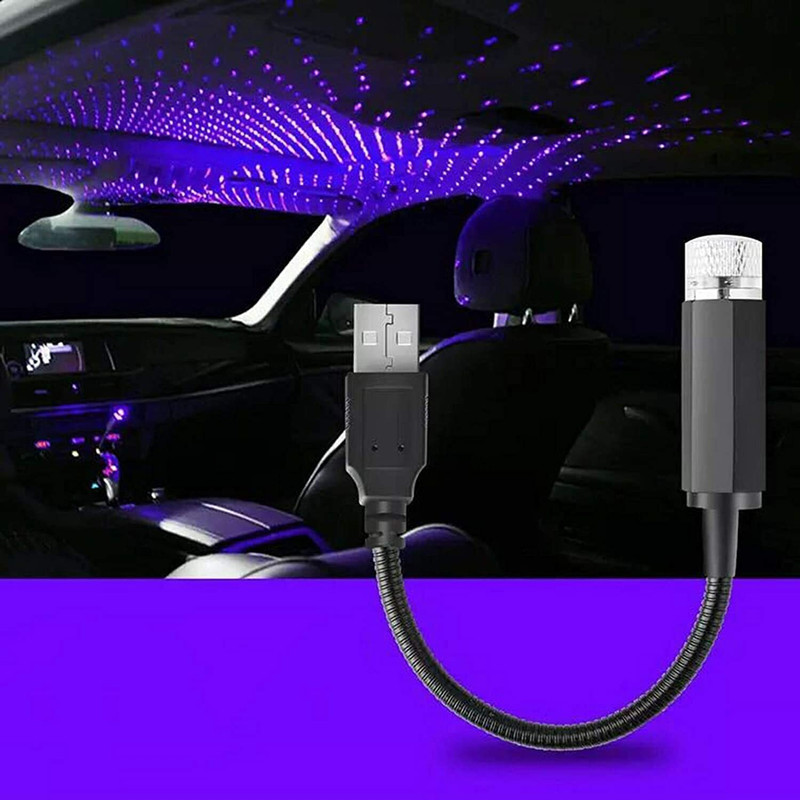kunj sales ks-usb car light Car Fancy Lights(Black)