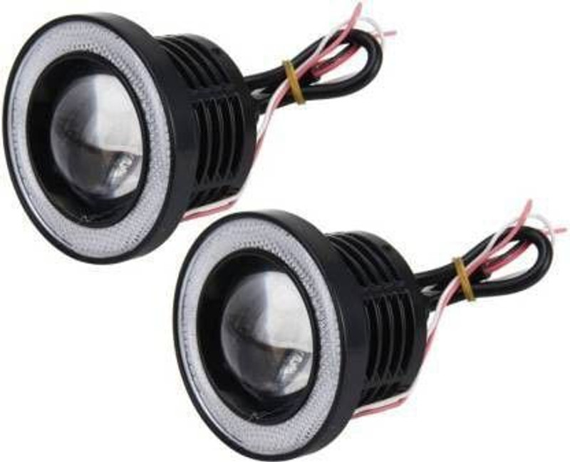 Motopex Car Headlight Projector Lens Hi/Lo Beam For M-aruti S-uzuki 8-00 Headlight Car Fancy Lights(White)