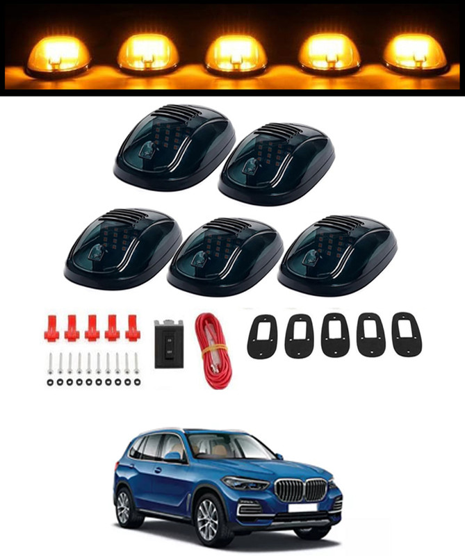 CCMM Unique Mouse Design/Durable Build Energy Efficient Set Of 5 Light For Car-312 Car Fancy Lights(Yellow)