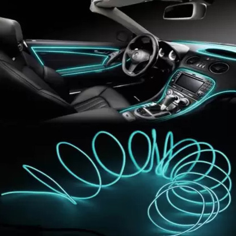 DIAMOND AUTO UNIVERSAL FITTING Car Fancy Lights(Blue)