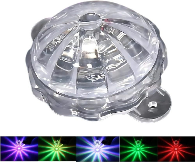 Steko RGB Flash Star Light Strobe Light Under Chassis Light For Car Bike DC 12 Volt Car Fancy Lights(Multicolor)