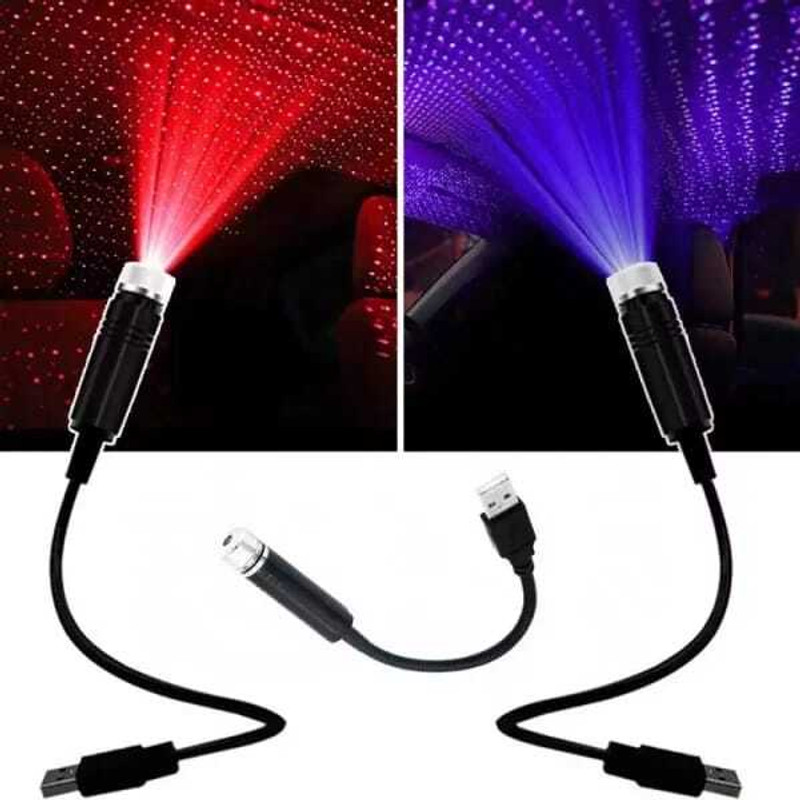 RIRO The projector is small and lightweight, so it's easy to take with you on the go. Car Fancy Lights(Red)