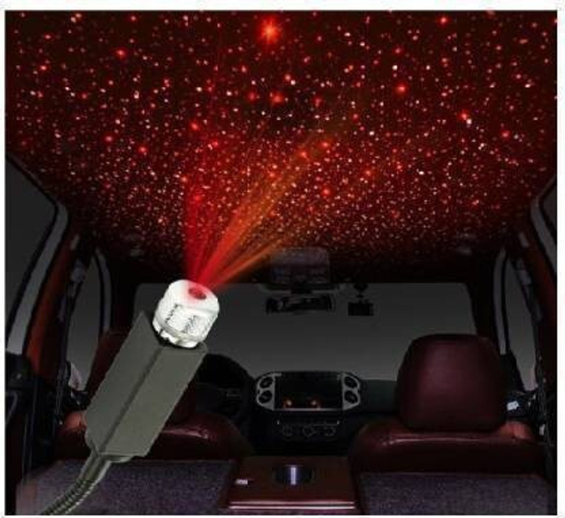 insignia decor ST-50 CAR FANCY STAR LASER LIGHT FOR UNIVERSAL CARS Car Fancy Lights(Red)