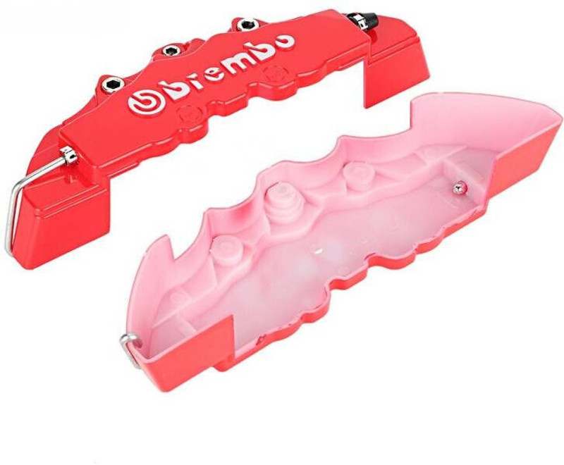 Auto MT BREMBO Front Rear Universal Disc 3D Decor Brake Caliper Covers Guard Protector Car Flywheel