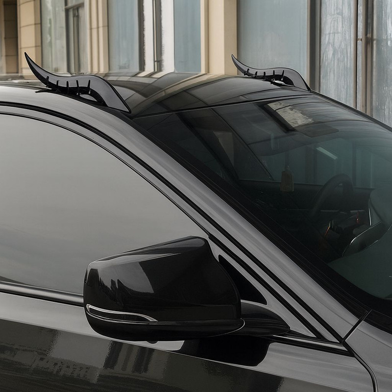 Auto MT Dragon Horn Car Roof Modification,Exterior Decoration,Roof Horror Horn Car Flywheel