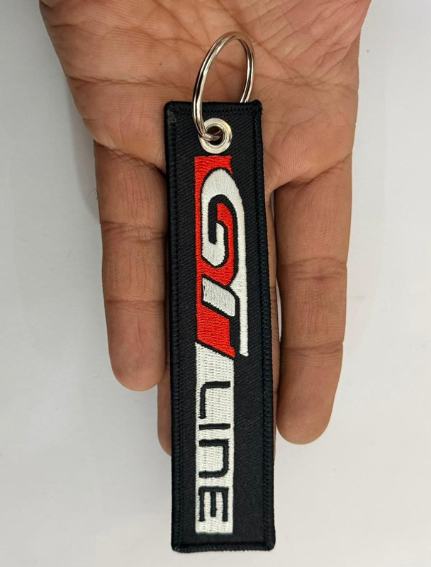 Auto MT BLACK Strap Lanyard Keychain CAR Metal RING Pendent-Duty /car// Attractive Car Flywheel