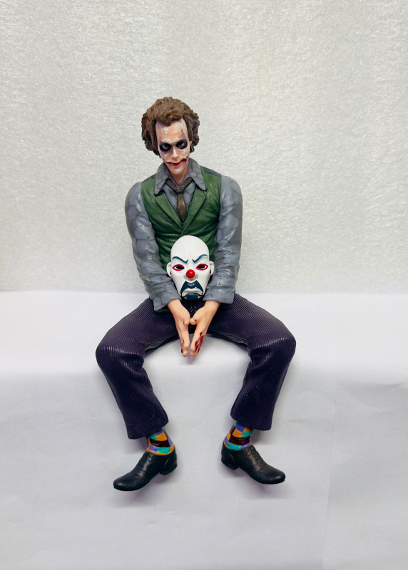 Auto MT SMALL Joker 15cm Car Action-Figure Dashboard Display Comic-Villian with Mask. Spring Leaf(Car)