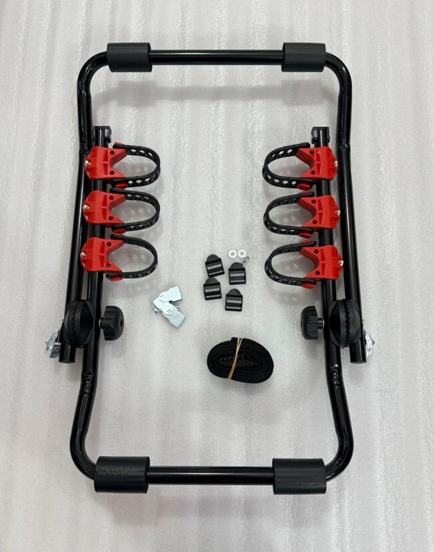 Auto MT 3Bicycle Carrier Rack Car Bicycle Double Foldable for Most of Sedan,SUV Car. Car Flywheel