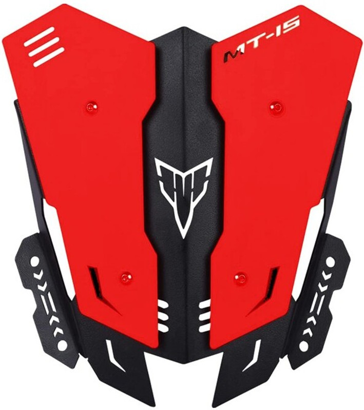 Auto MT 1pcs RED Metal Visor MT15 Windscreen Wind Deflector metal Short Visor. Car Flywheel