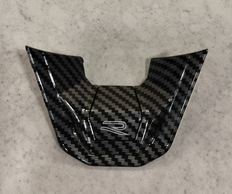 ARK R Carbonn-Car Steering Wheel Badge for Virtus Compatible with Golf MK8. Car Flywheel