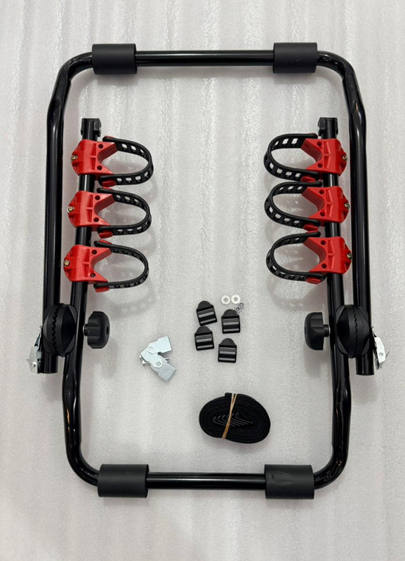 Auto MT 3 Bicycle Carrier Rack Car Bicycle Double Foldable for Most of Sedan,SUV Cars Car Flywheel
