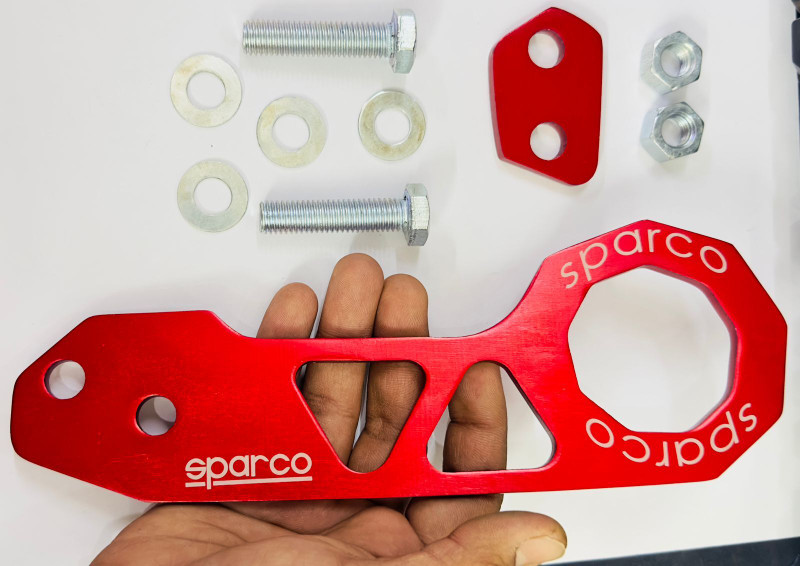 Auto MT RED SPARCO JDM Racing Rear Tow Hook Rear Japanese STYLE Car Auto Trailer Rear Car Flywheel