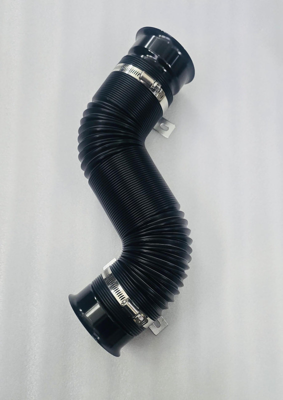 Auto MT Black Pipe Flexible Car Multi Flexible Air Intake Pipe Universal Inlet Hose Kit. Car Flywheel