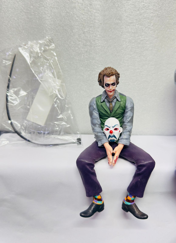 Auto MT 1PC,Small,Joker Character 15cm Action Figure Sitting Toy Dashboard Desk Display Car Flywheel