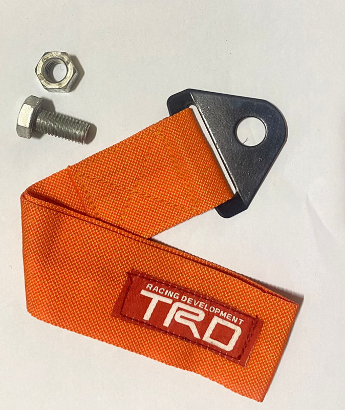Auto MT TRD ORANGE Racing Tow Belt & Strap Racing Auto Accessories Premium, Car Flywheel