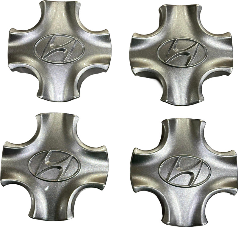 ARK Wheel Cap/WheelCaps Centre Cover for Verna Fluidic silver(2011to2015)set of 4pc Car Flywheel