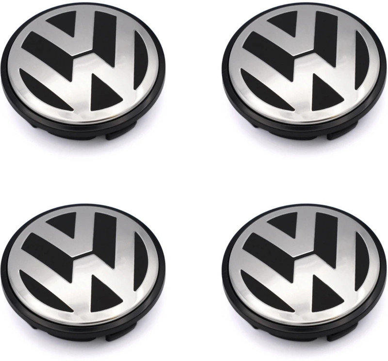 AKM Alloy Wheel Cap For Polo (2009 to 2019) / Vento (2010 to 2019) / Ameo 4 pcs Car Flywheel