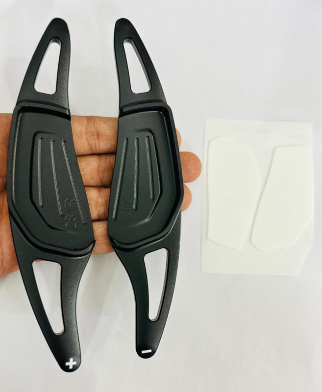 Auto MT CNC Metal Paddle Shifter Steering Wheel Paddle Shifter S-Koda,Slavia.Black Car Flywheel
