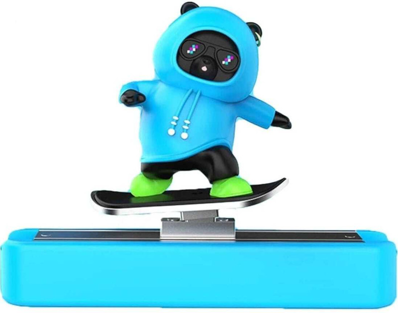 Auto MT kating Panda for Car Dashboard, Cute Blue Panda Car Flywheel