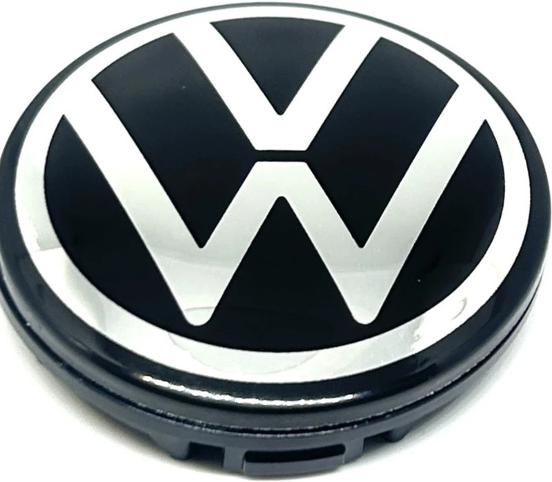 ARK Wheel Cap/Wheel Cap Hub Polo/Vento/Ameo Black with Chrome 1pc 56MM Car Flywheel