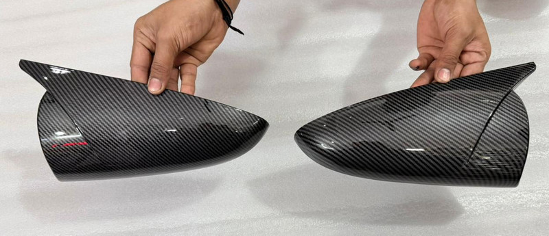 Auto MT Batman Style Side Mirror Cover HYUNDAI I20 CARBON-Mirror ABS Quality. Car Flywheel