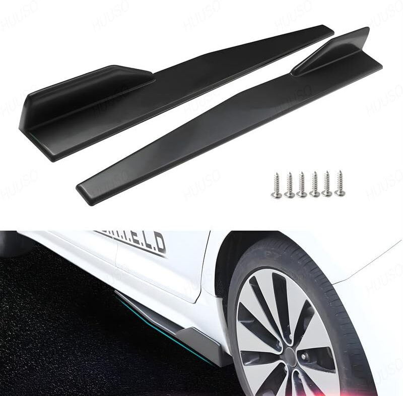 Auto MT Universal JDM Side SKIRT 75 cm Left/Right Splitters Winglet Wings Bumper Kit Vehicle Tool Kit
