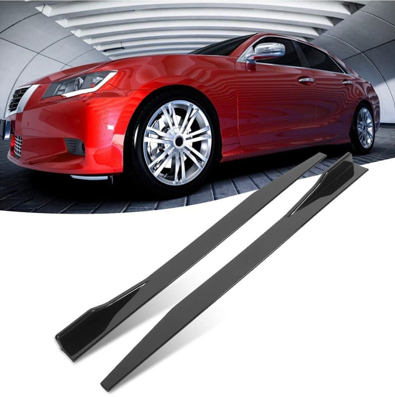 Auto MT 120cm SIDE Splitters Diffuser Winglet Wings Bumper Kit Side Bumper Lip Splitter Car Flywheel
