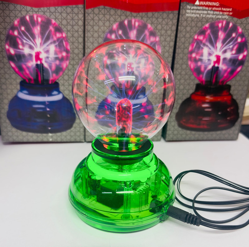 Auto MT Green LED Plasma Magic Ball Electrostatic Lights Lamp Crystal Lighting Car Flywheel