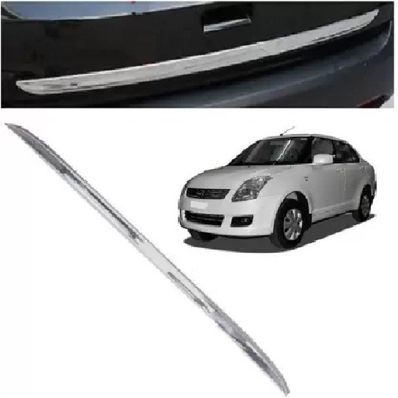 auto universe Rear Chrome Dicky patti Garnish/Boot Garnish Chrome for Old Dzire Chrome, Glossy, Matte Maruti Swift Dzire LXI Rear Garnish
