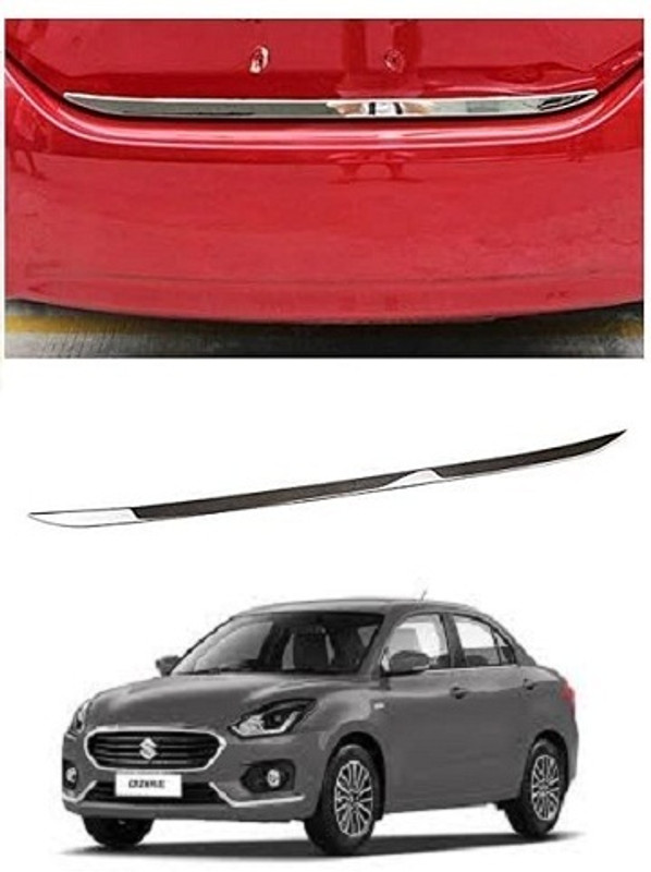 energetic Chrome Dicky Garnish/ Diggi Patti Compatible with Maruti Suzuki Swift Dzire 2020 Chrome Maruti Swift Dzire Rear Garnish