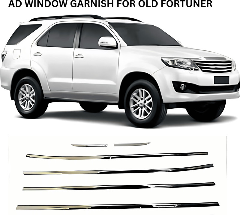 Ad chrome OLD FORTUNER LOWER WINDOW GARNISH Chrome Toyota Fortuner Side Garnish