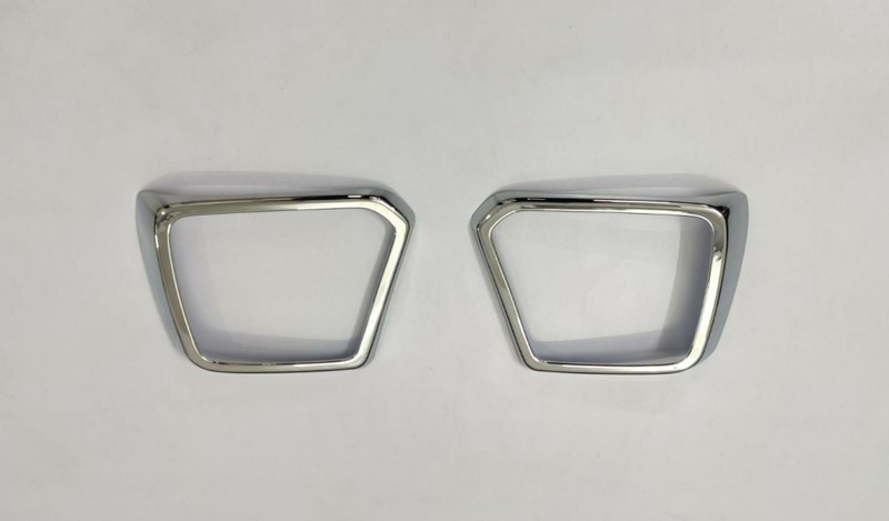 CARMART Fog Light Chrome Garnish set of 2 Chrome Maruti Grand Vitara Front Garnish