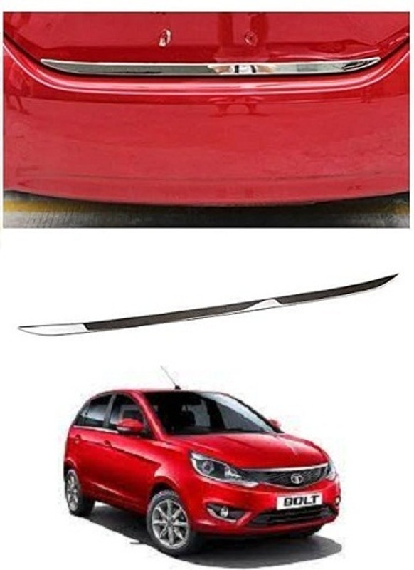 energetic Chrome Dicky Garnish/ Diggi Patti Compatible with Tata Bolt Chrome Tata Bolt Rear Garnish
