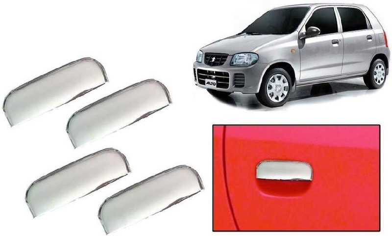 eXarioGadget Car Chrome Plated Door Handle Latch Cover for Maruti Alto Old (Set of 4) Car Grab Handle Cover
