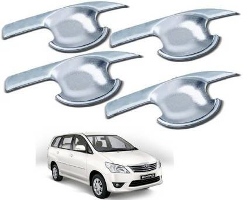 Lamkoti car chrome silver car door finger guard cover for toyota Innova car Car Grab Handle Cover