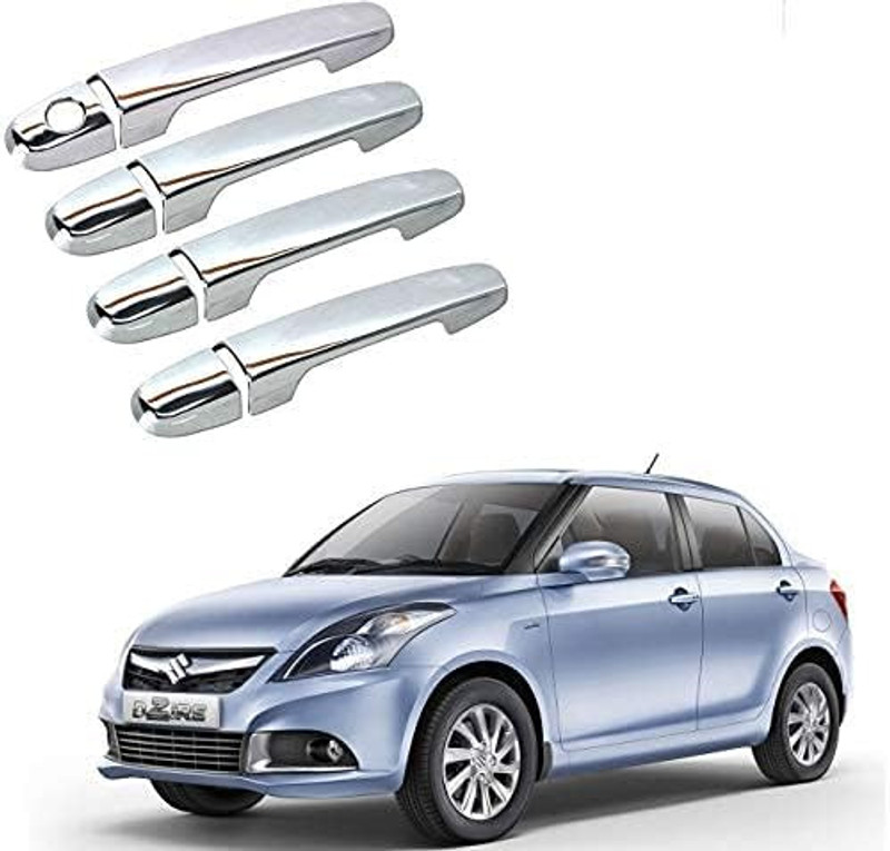 ENEMYT Chrome Car Door Handle Cover for Maruti Dzire Type2 2012-2016 Car Grab Handle Cover