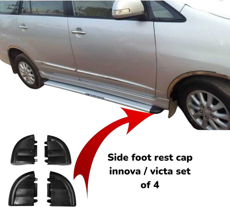 shivam shubham FOOT REST CAP INNOVA Car Grill Cover(Plastic Toyota Innova)
