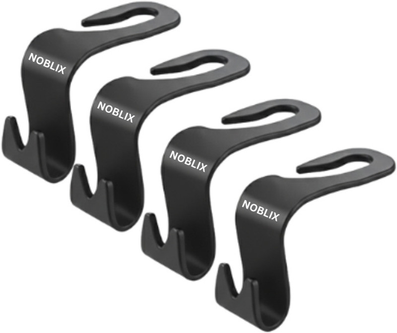 NOBLIX Car Backseat Headrest Hook/Hanger (SET OF 4) Car Side Seat Catcher(50 L)
